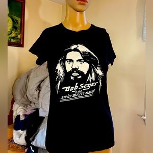 Gildan Black Bob Seger Graphic Tee